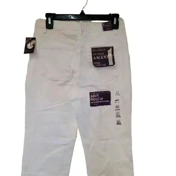 Gloria Vanderbilt Women's Amanda White Cotton/Spandex Jeans NEW - Picture 6 of 11